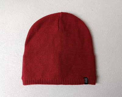 Jack Wolfskin, Beanie-Mütze, rot / weinrot Stormlock  Strickmütze Foggy Cap