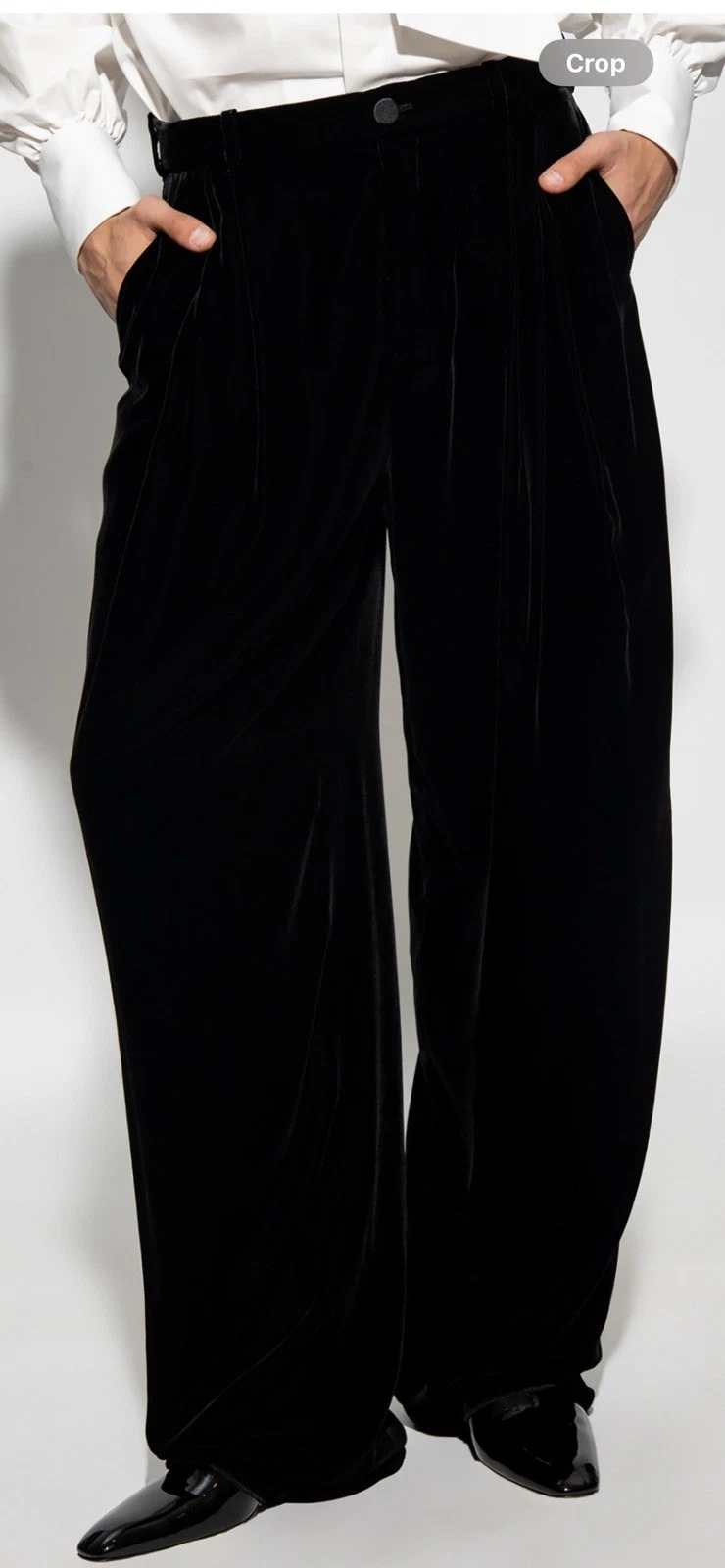 SAINT LAURENT (YSL) Pantalone uomo Saint Laurent gamba larga in velluto. 48 32. 2890€
