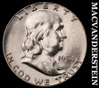 1954 Silver Franklin Half Dollar - Choice Gem Brilliant Unc  Lustrous  #J9981