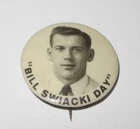 RARE 1948 NFL Football New York Giants Bill Swiacki Day Souvenir Pin Coin Button