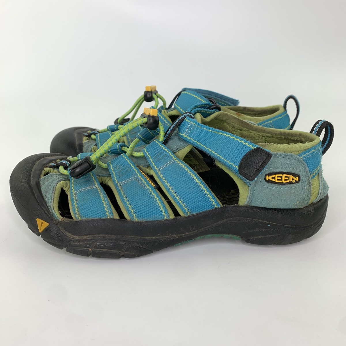 Keen Kids Newport H2 Waterproof Hiking Sandals Blue/ Green  display picture 2