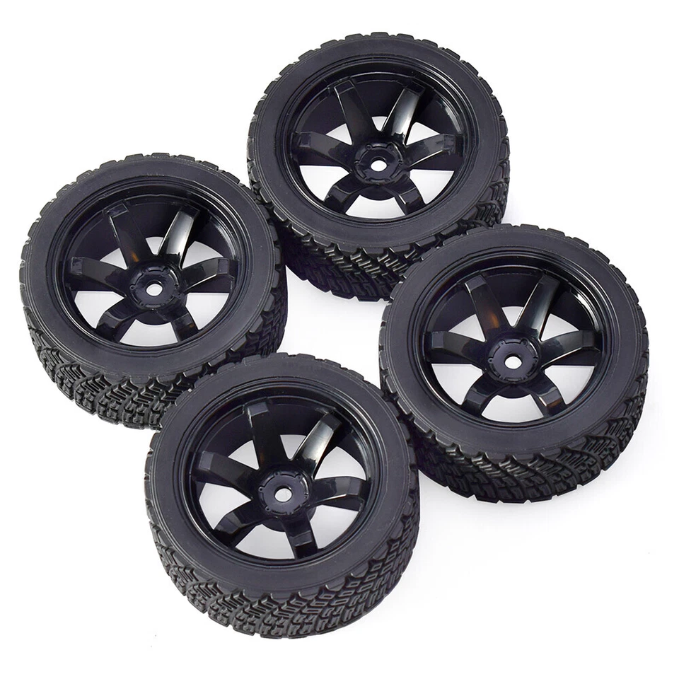 Austar 12mm Hex 67mm RC Auto Gummireifen Rad für 1/10 Rolly WLtoys 1/14 144001 - Bild 2 von 4