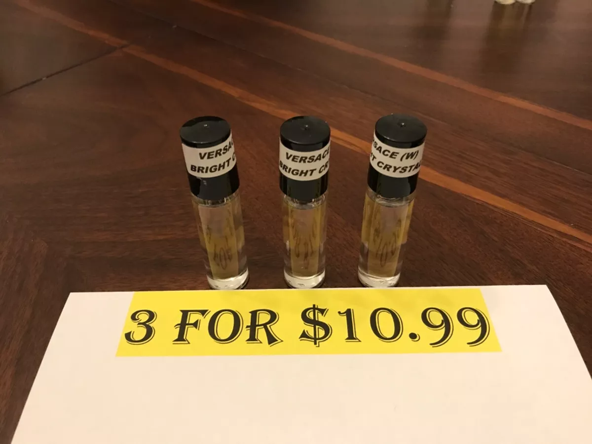 Versace bright online crystal perfume oil