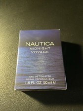 Nautica MIDNIGHT VOYAGE Men  s Eau De Toilette Spray 1.6 oz/ 50 ml Brand New M
