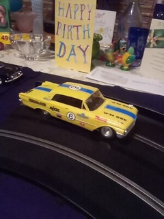 Vintage AMT 1961 Nascar Ford 1 /24 Slot Car