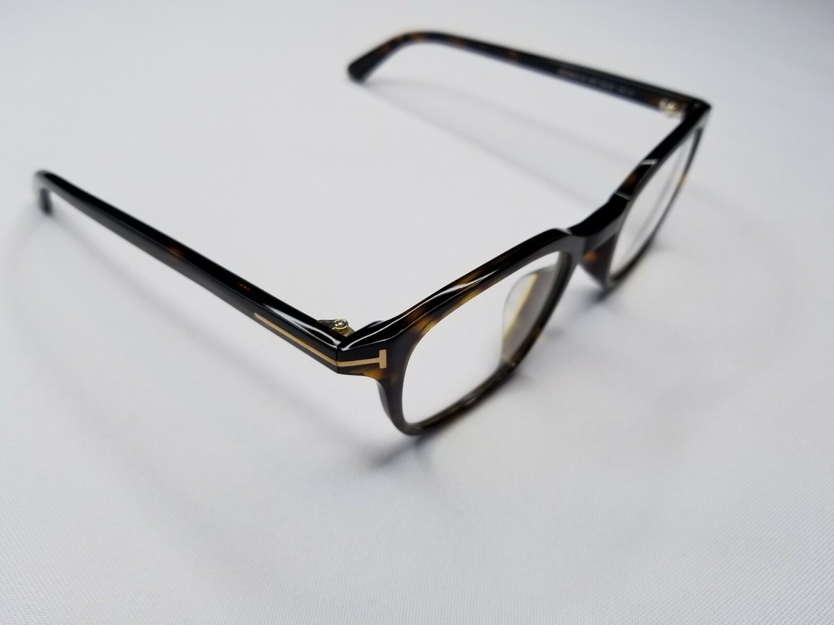 TOM FORD TF5592-D-B 052 DARK HAVANA EYEGLASSES w BLUE BLOCK LENS  