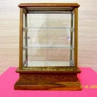 Small Display Cabinet Wood Teak Handcraft Cupboard Furniture Dollhouse Thai Cake