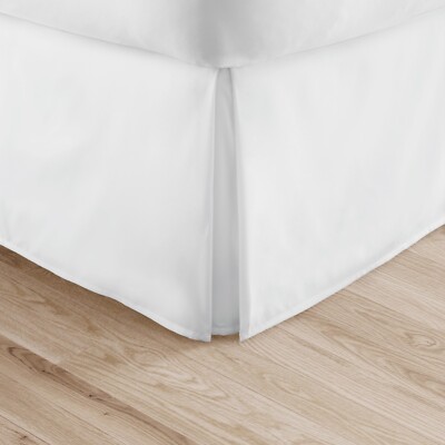Ultra Plush Premium Pleated Bed Skirt Dust Ruffle Kaycie Gray Basics Collection