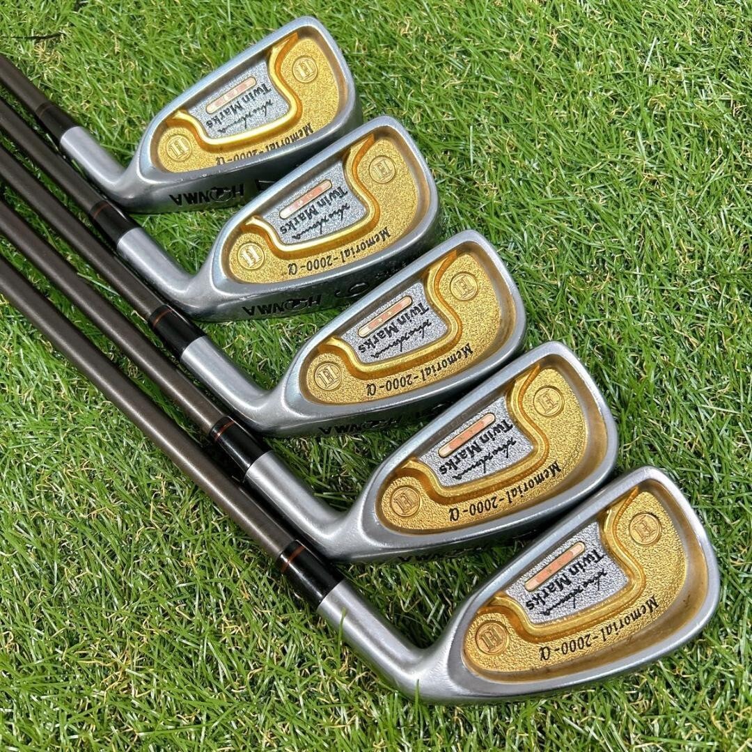 12本set Honma Twin Marks Memorial-2000-α HONMA TWIN MARKS Memorial 2000-α 8pc R-FLEX IRONS SET GOLF