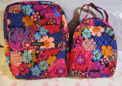 floral fiesta vera bradley backpack
