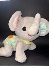 Vtech Explore and Crawl Elephant Plush Baby and Toddler Toy Animal Plush Toy