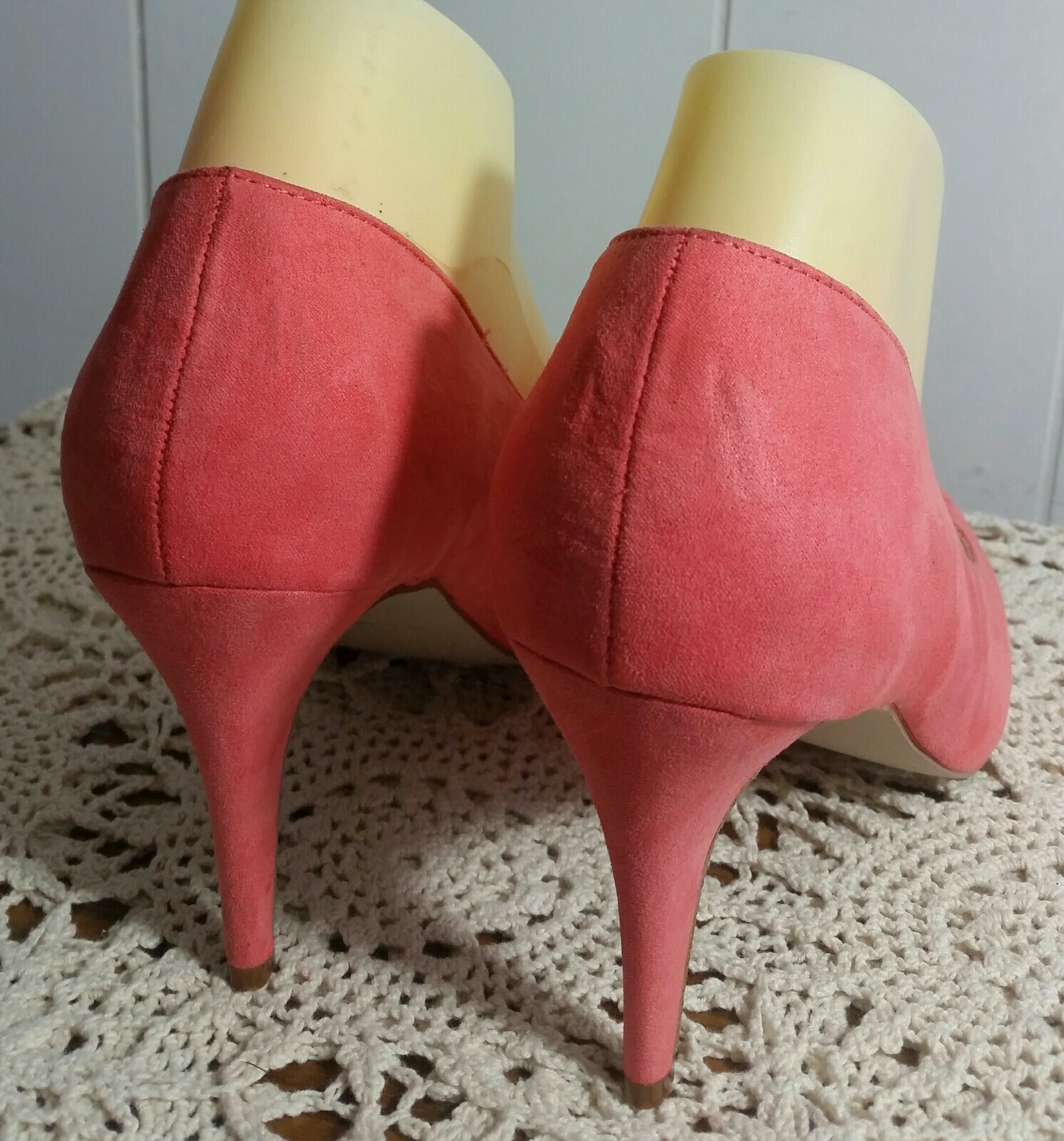 Madden Girl Dolce Womens Sz9M Pink Heel Pump Dress Shoes Pull On Classic EUC C53 eBay