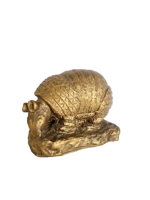 THE ART MINT Ltd ARMADILLO On Base STATUE ST Louis MO ''Possum On The Half-Shell''
