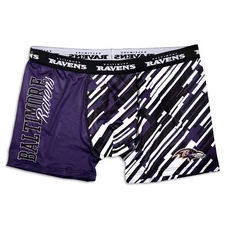 NFL Men's Wordmark Compression Boxer Shorts Underwear- Pick Team NEW SM-XXL