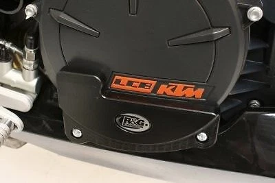 Deslizadores de caja de motor R&G Racing negros RHS para KTM 1290 Super Duke R 2014-2023 Foto 3 de 4