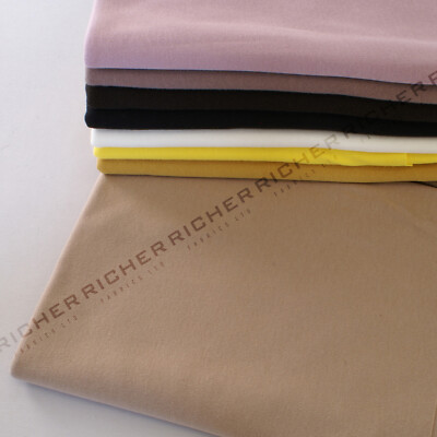 100 % Strick Jersey Baumwolle Stretch Interlock Stoff Material Made in UK KOSTENLOSER VERSAND