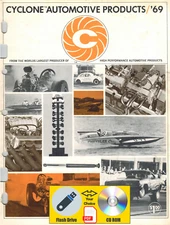 Cyclone 1969 Automotive Exhaust Products Catalog PDF File USB Flash Drive