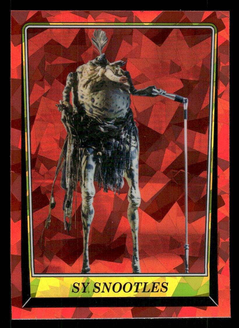☺︎ページ 2023 TOPPS CHROME STAR WARS SAPPHIRE REFRACTOR SY SNOOTLES ROTJ SP