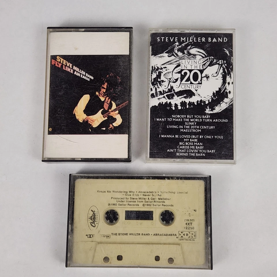 70s 80s Music Cassettes Tape Lot Of 11 Steve Miller Little Feat Bad Company plus - Image 3 of 4