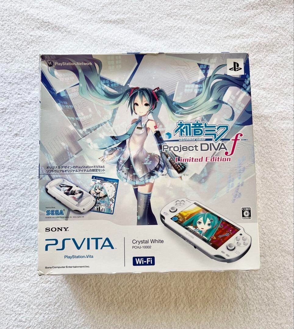【美品・完動品】PS Vita 初音ミク Limited Edition 3G（PCHJ-10001）即決特典：64GB×2 ソニーPS Vita 初音ミク限定モデル 3G/Wi-Fi版