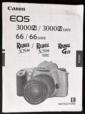 Original Canon EOS 3000N/66/Rebel XSN/Rebel GII User Manual 2001 Edition - Excel
