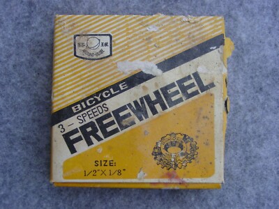  Freewheel 3 speed Freilaufkranz 18,20,22 Zähne neu ovp 1/2x1/8 Made in China