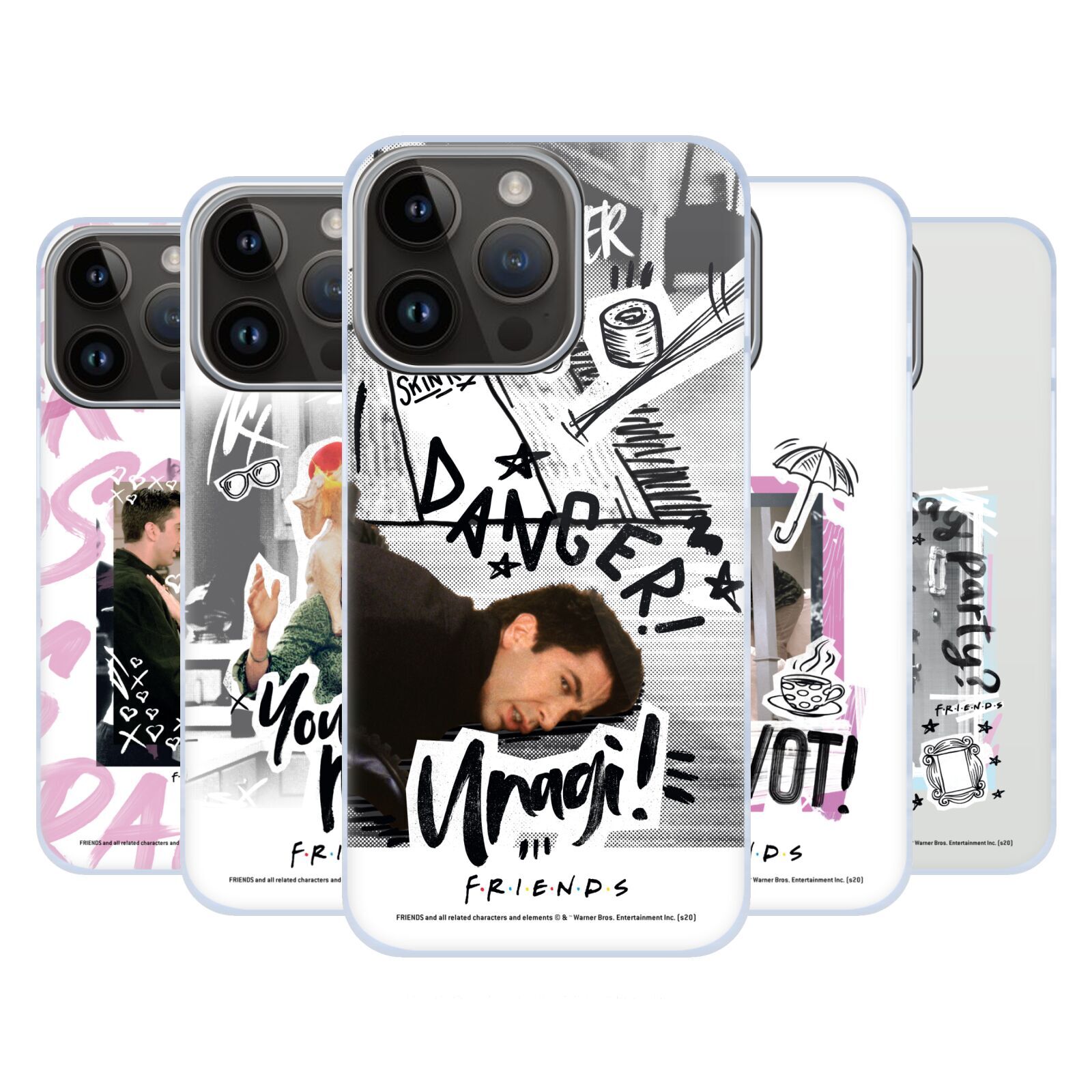OFFICIAL FRIENDS TV SHOW DOODLE ART HARD BACK CASE FOR APPLE iPHONE PHONES