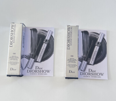 2 Dior Diorshow Black White Mascara Overcurl Maximizer 3D 090 24 Hour Lash Care