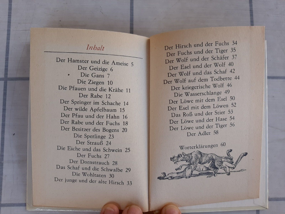 Der Rabe Und Der Fuchs Lessing DDR * Kinderbuch * Der Rabe und der Fuchs * Gotthold Ephraim Lessing