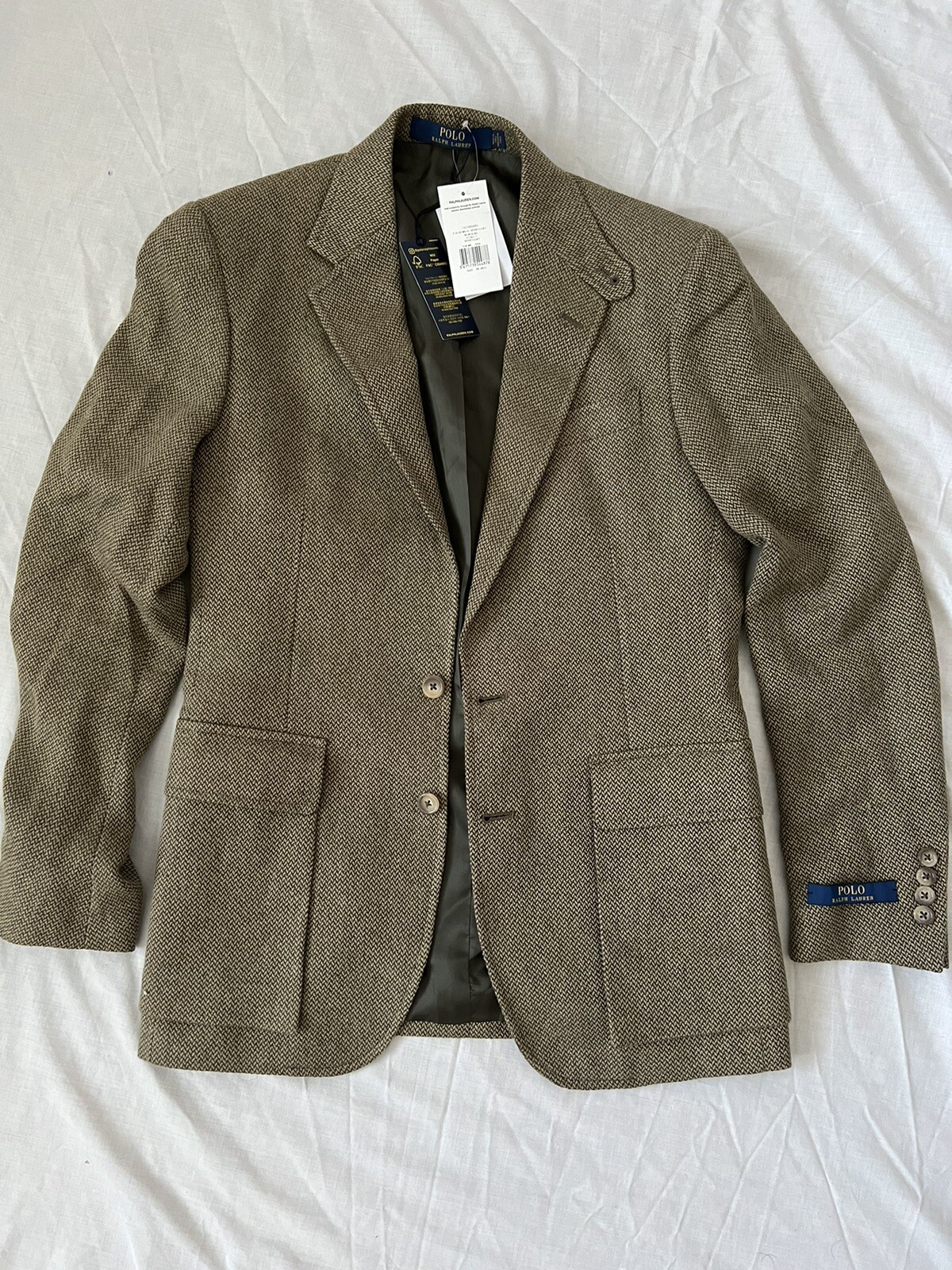 Polo Ralph Lauren Green Herringbone 