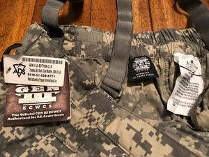 ECWCS-GEN-III-L5-ACU-Soft-Shell-Trousers-Cold-Weather-with-Suspenders-L-R-NWT
