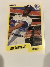 1990 fleer ken griffey jr card 513 
