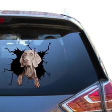 Funny Weimaraner decal,Vinyl decal,car decoration,animal,decal dogs Lover