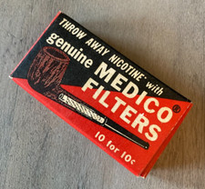 Vintage Medico Pipe Filters Genuine 8 Unused Made In USA