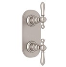 Rohl AC390LM-STN/TO - Arcana Thermostatic/Diverter Control Trim Satin Nickel