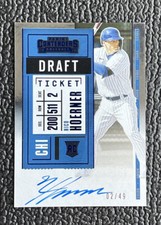 🔥1/1! NICO HOERNER 2020 CDT AUTOGRAPH ROOKIE CARD CUBS JERSEY #'d 2/49!🔥CUBS!