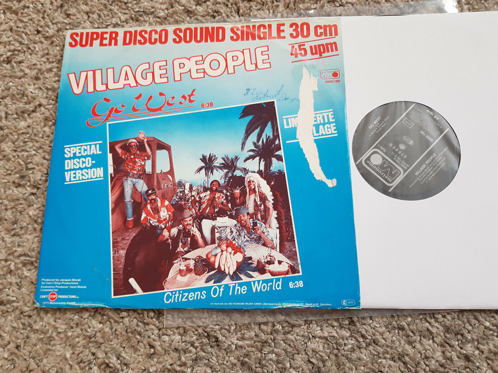 Village People - Go west 12'' Disco Vinyl [Pet Shop Boys]