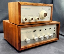 Klh Model Sixteen Amplifier & Eighteen Tuner 60's Hifi 16 18 Restored & Serviced