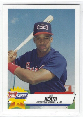 1993 Greenville Braves (Class AA-Atlanta Braves) Lee Heath | eBay