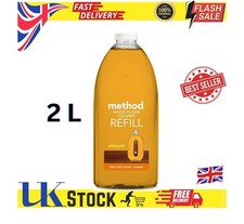 Method Wood Floor Cleaner, Almond, 2 Litre Refill (Pack of 1) 5.95 per litre