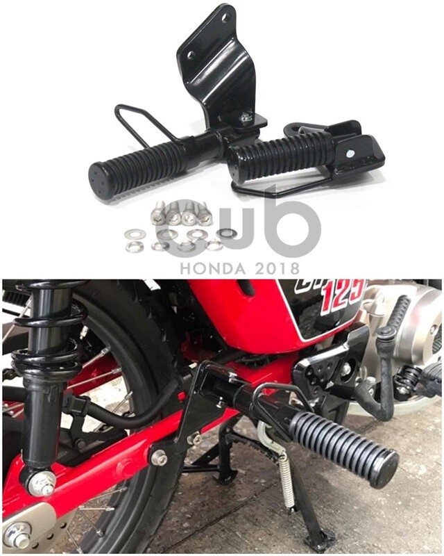 12V Quick Charge 3.0 USB-C PD Charger Kit For Honda Trail 125 / Hunter Cub 125 (2019-2024) With Voltage Display