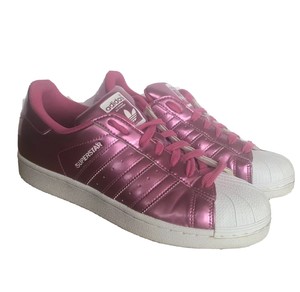 adidas superstar metallic pink