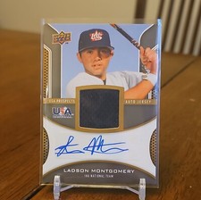 2009 (TEAM USA) UD Sig. Star USA Star Prospects Auto #LM Ladson Montgomery /399