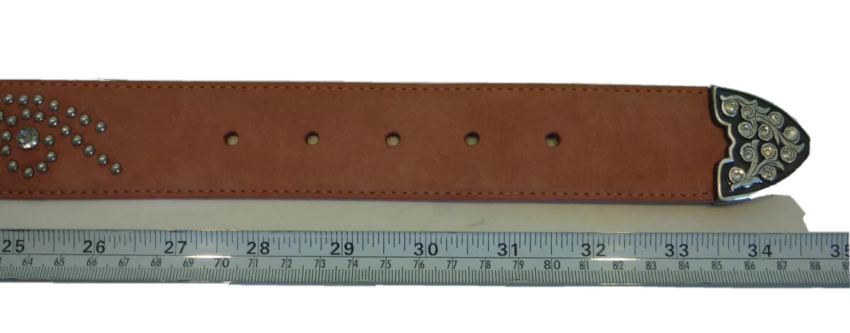 Justin ESMERALDA Leather Belt Size 30 NWT C20441 | eBay