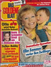 Das goldene Blatt Elke Sommer,Romy Schneider,Rene Weller,Jürgen Möllemann,Zarah 
