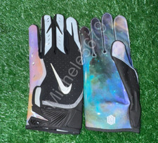Nike NFL OBJ #13 PE Vapor Jet Football Gloves Black Galaxy Print Size 2XL New