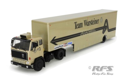 Volvo F 89 Warsteiner Arrows Formel 1 Renntransporter 1980 Mass Patrese 1:43 IXO