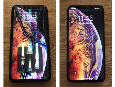 Apple iPhone 11 Pro Max Cracked Glass Broken OLED Screen Repair