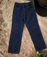 WRANGLER Jeans Boys 14 Reg Vintage Bootcut Blue Adjustable Waist Dark Wash