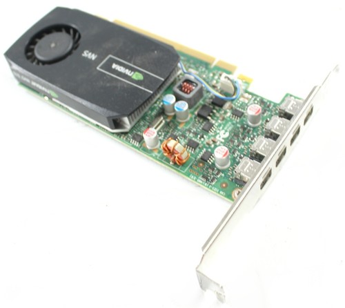 Nvidia NVS 510 Mini DisplayPort 4X Monitor HDMI Adapters Windows 10 Video Card - Picture 3 of 7